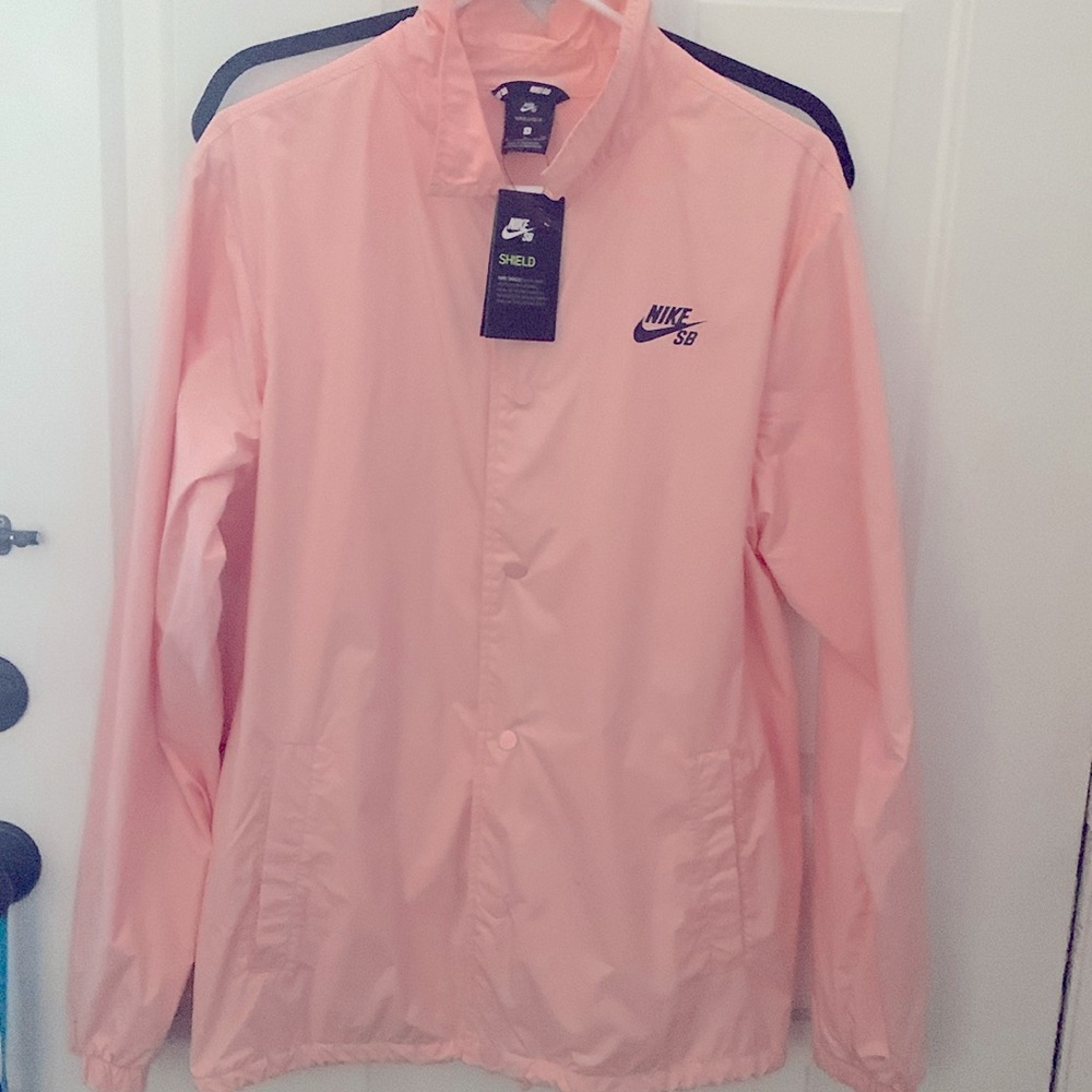Nike SB Shield Coaches Jacket Storm Pink/Obsidian sz SMALL
